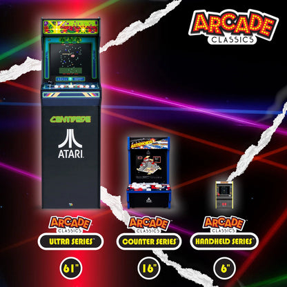 Arcade Classics Atari Centipede full-size arcade machine with 17-inch screen and trackball