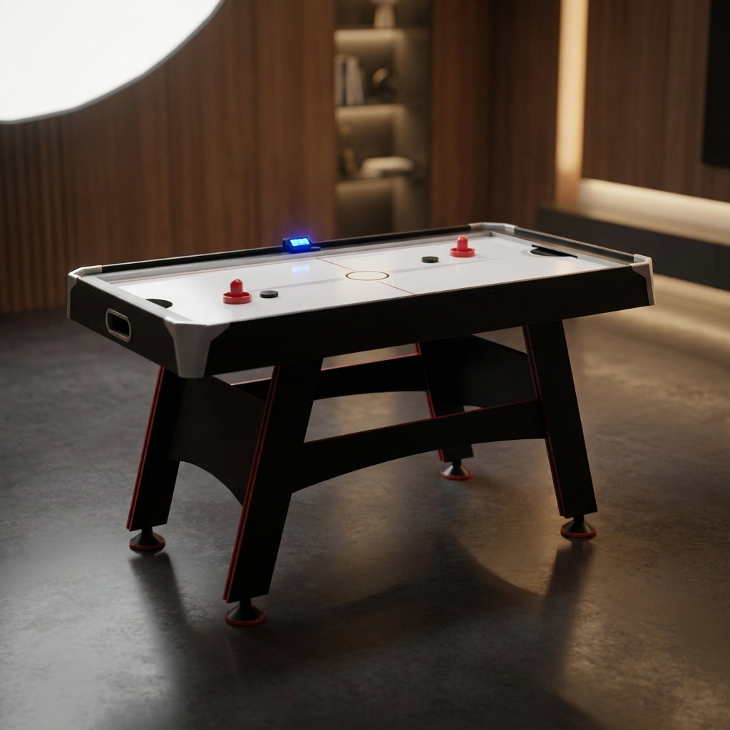 5 Ft. Air Hockey Table with Led Electronic Scorer — Studio Shot
