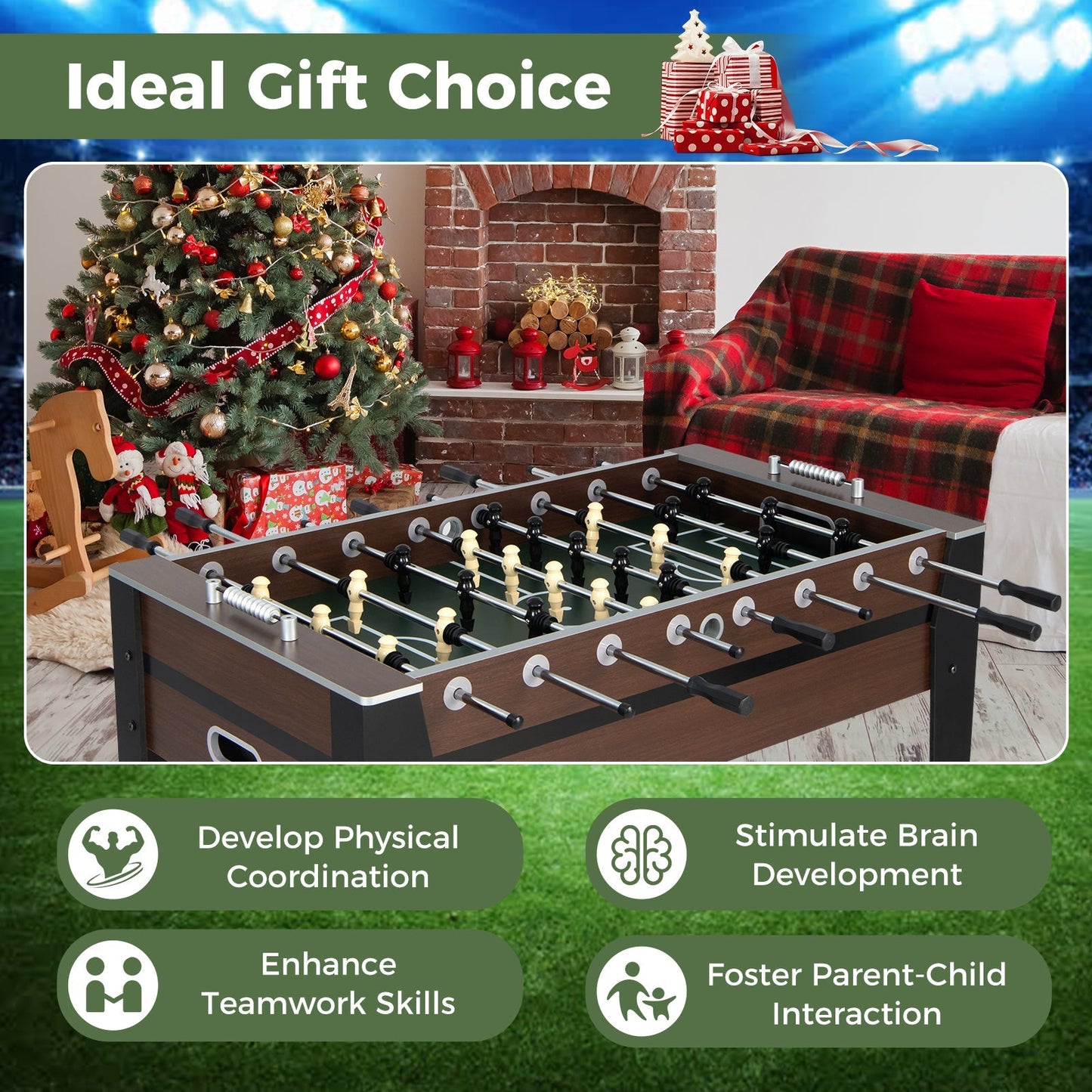 54 Inch Indoor Competition Game Soccer Table