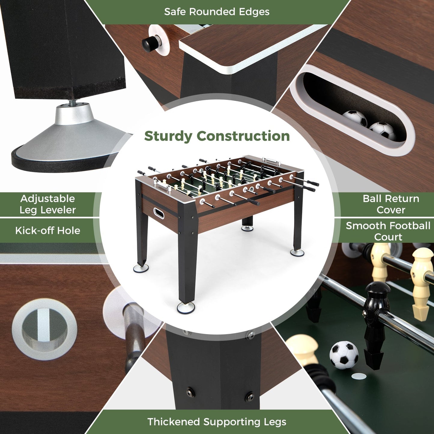 54 Inch Indoor Competition Game Soccer Table