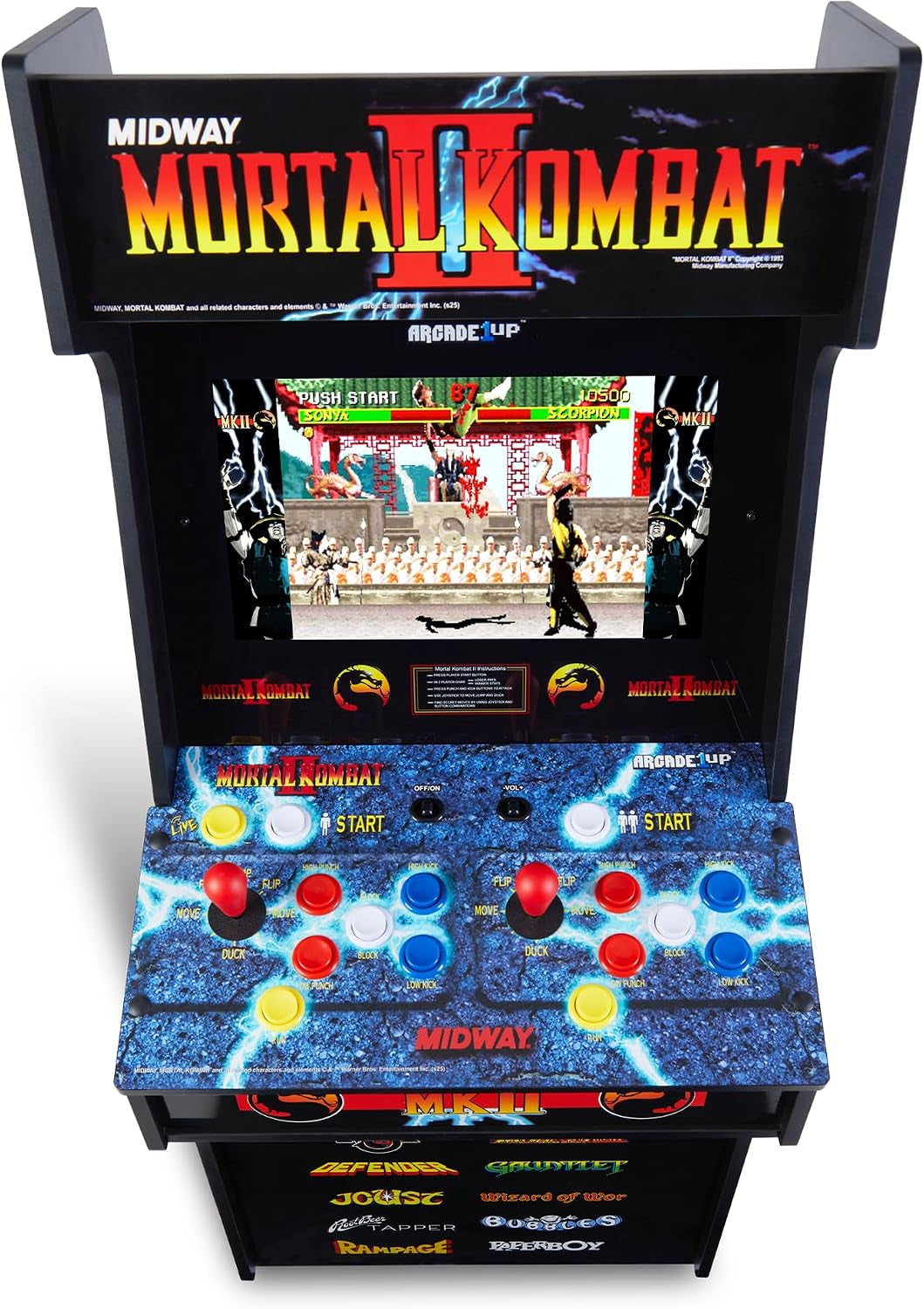 Arcade1Up Mortal Kombat Classic SE arcade machine with 15.6-inch display