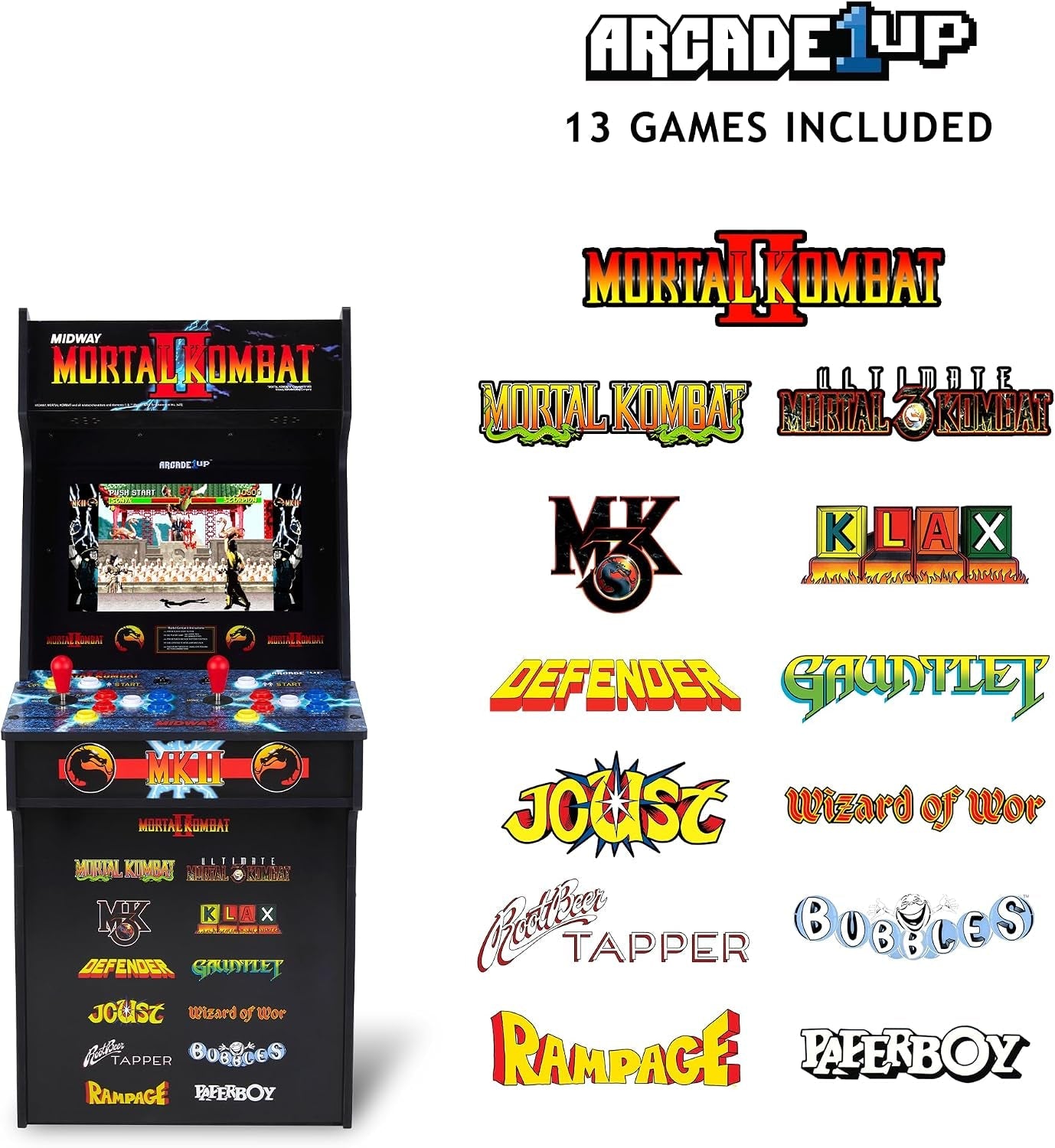 Arcade1Up Mortal Kombat Classic SE arcade machine with 15.6-inch display