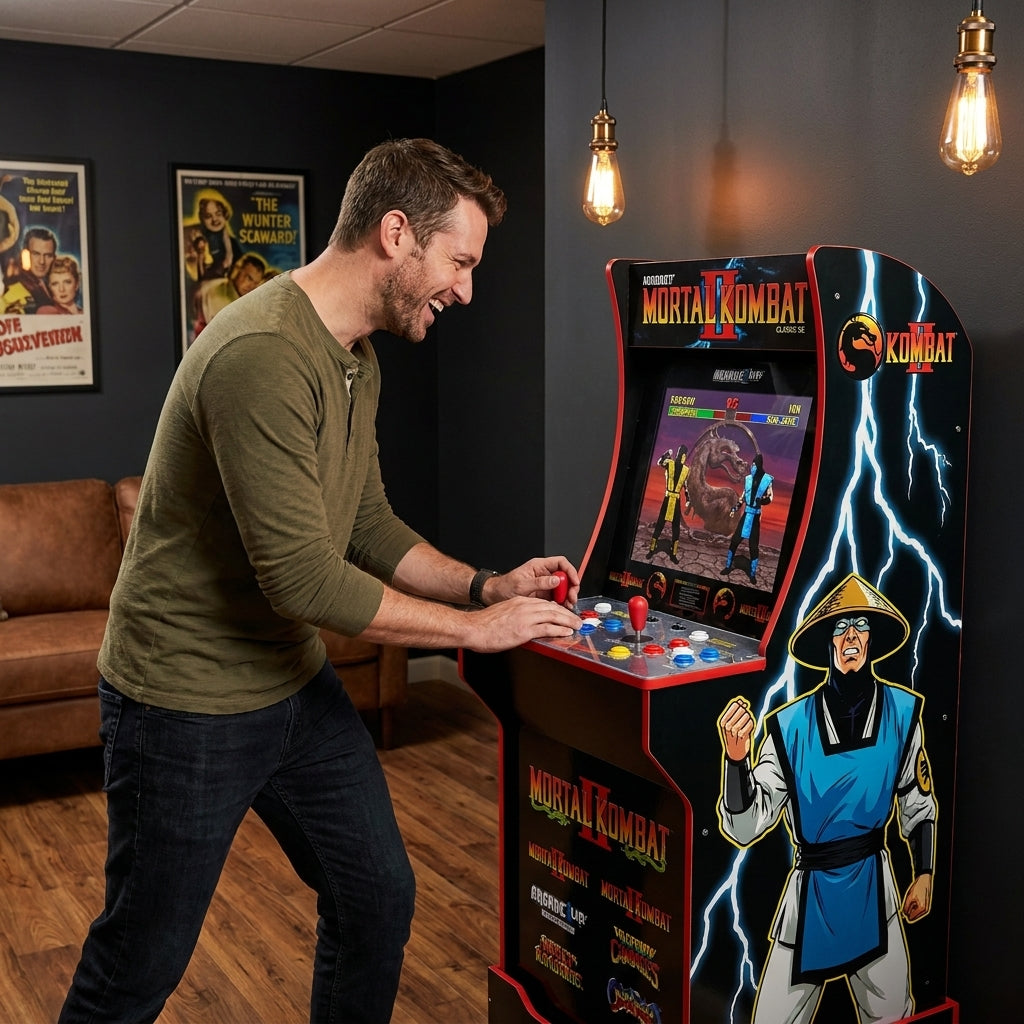 Arcade1Up Mortal Kombat Classic SE Arcade Machine — Lifestyle