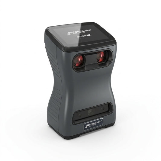 Golf Launch Monitor Built to Maximize Performance, Four-Camera Photometric Technology, Touchscreen Display — Studio Shot