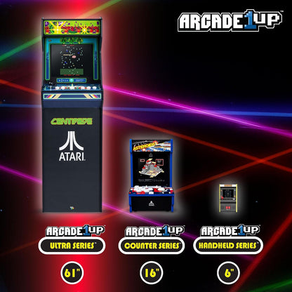 Atari Centipede Ultra Series arcade machine with 17-inch screen and classic trackball controls